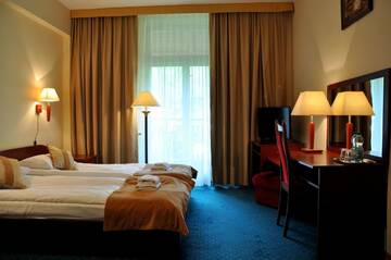 Фото номера Двухместный номер с 1 кроватью или 2 отдельными кроватями Отель Hotel Mir-Jan SPA г. Лёндек-Здруй 2